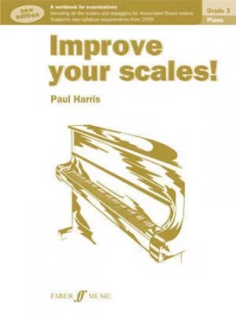 Image of Improve Your Scales Piano Grade 3 new Edition by Paul Harris Book