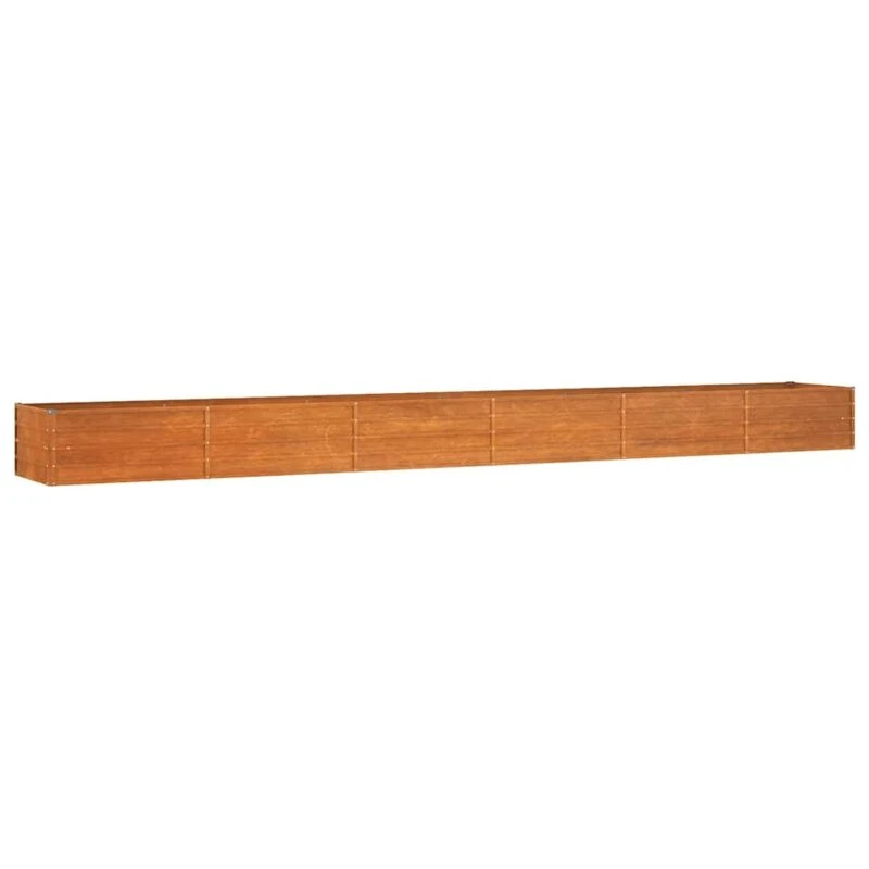 Image of VIDAXL Garden Raised Bed Rusty 600x80x45cm Corten Steel Vidaxl 8720287069911