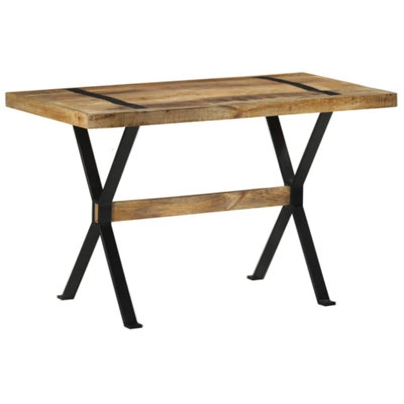 Image of VIDAXL Dining Table 120x60x76cm Rough Mango Wood Vidaxl 8720286104965