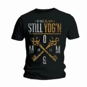 Image of Of Mice & Men YDG Mens Black T Shirt: Large