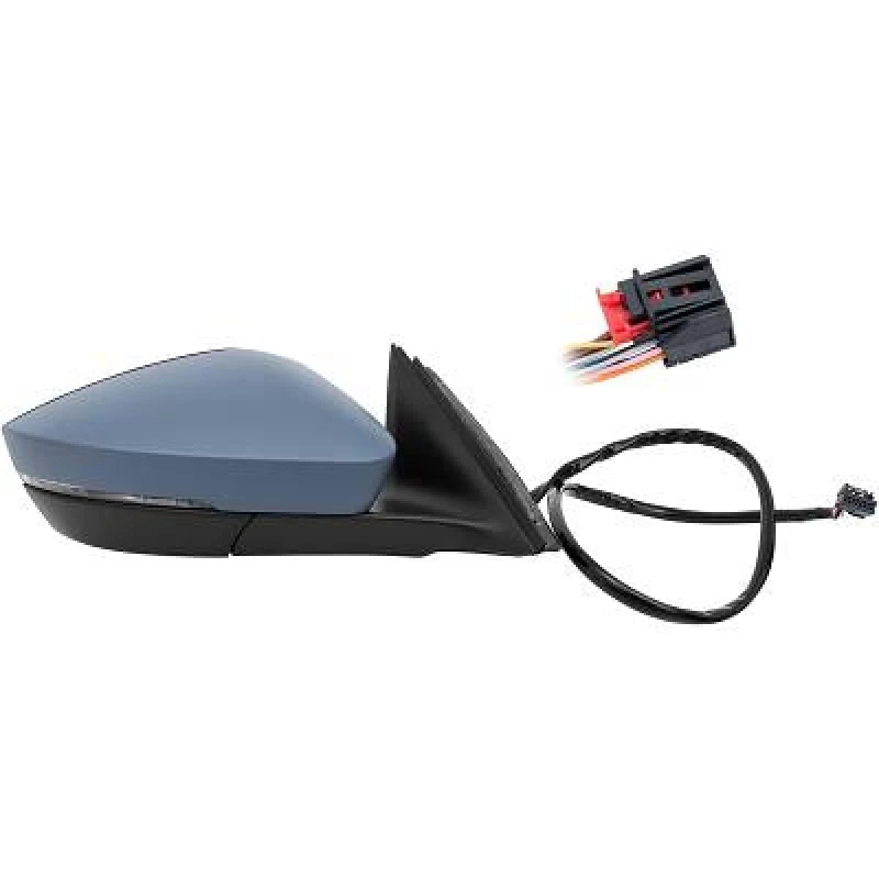 Image of DIEDERICHS 7842124 Wing mirror Right, Electronically foldable, primed Outside Mirror (50)