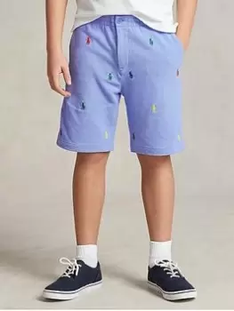 Image of Ralph Lauren Boys Prepster Shorts - Harbor Island Blue Size 7 Years=S