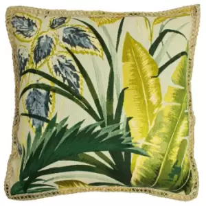 image of Amazonia Cushion Green / 50 x 50cm / Polyester Filled