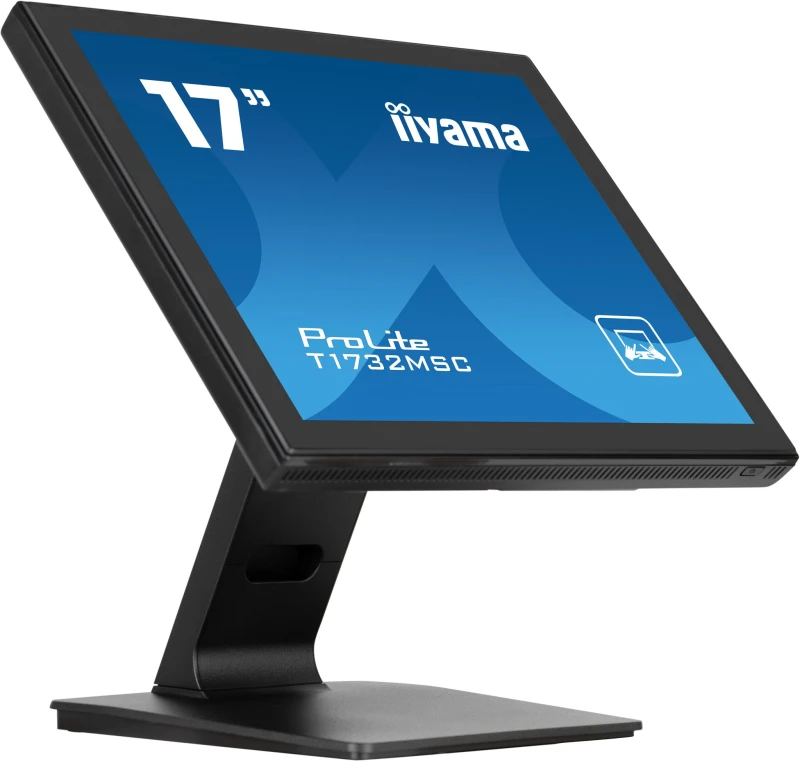 Image of iiyama iiyama ProLite T1732MSC-B1SAG computer monitor 43.2cm (17") 1280 x 1024 pixels Full HD LED Touch Screen Tabletop Black T1732MSC-B1SAG