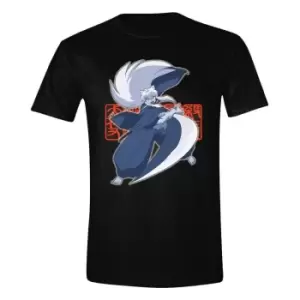 Inuyasha T-Shirt Blue Blade Size L