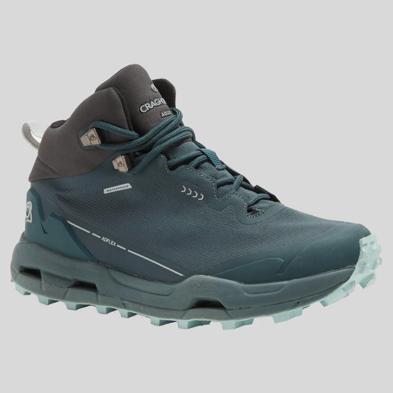Image of Craghoppers Lady Adflex' Recycled Mesh Mid Boots Dark Green