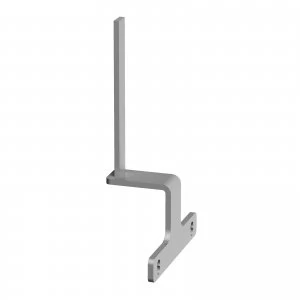 Image of Adapt II Screen bracket for the ends of Back to Back Adapt and Fuze Desk s - sil