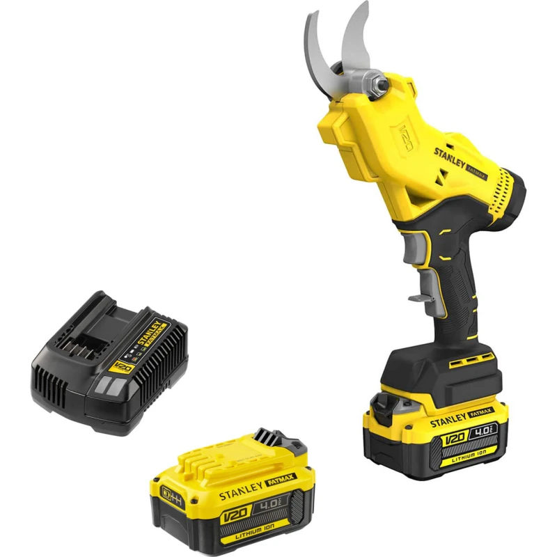 Image of Stanley Fatmax V20 SFMCPP32 18v Cordless Power Pruner SFMCPP32M2 Batteries: 2 x 4ah Li-ion