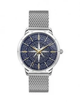 Thomas Sabo Rebel Spirit Compass Mesh Strap Two-Tone Mens Watch