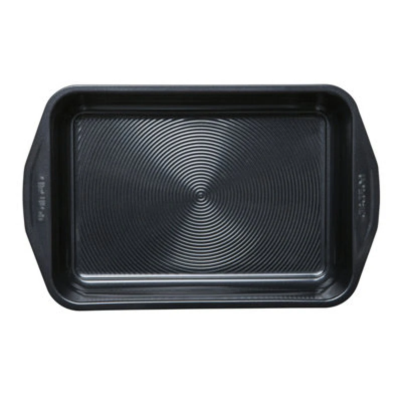 Image of Circulon Black 'Ultimum BW' Rectangular Steel Non Stick Cake Tin - 9 x 13" Black