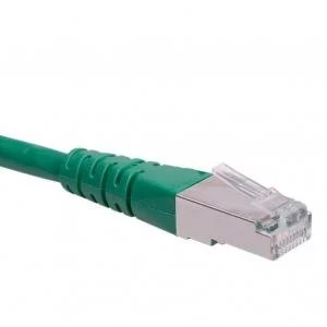 Image of Patch Cord RJ45 CAT.6a S/FTP Green - 3 M Full Copper