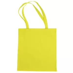 image of Jassz Bags "Beech" Cotton Large Handle Shopping Bag / Tote (One Size) (Buttercup)