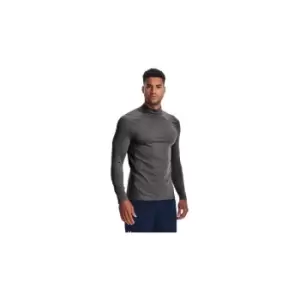 Image of Under Armour Mens ColdGear Armour Fitted Mock - CHARCOAL - L