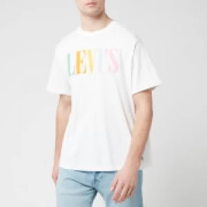 image of Levis Mens Relaxed Graphic T-Shirt - White - M