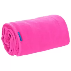 Image of Trespass Snuggles Fleece Trail Blanket - ASRTD (One Size) (Cerise)