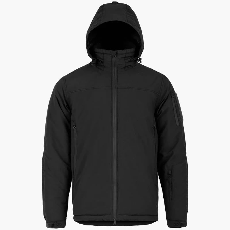 Image of Waterproof waterproof jacket Highlander Stryker Noir Male S