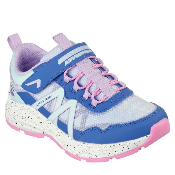 image of Skechers Girls Adventure Blitz Explorer Time Trainers UK Size 13 (EU 32) Navy/Multi SKE2201-NVMT-13