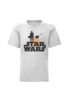Image of Mando And The Child Silhouette Boyfriend T-Shirt