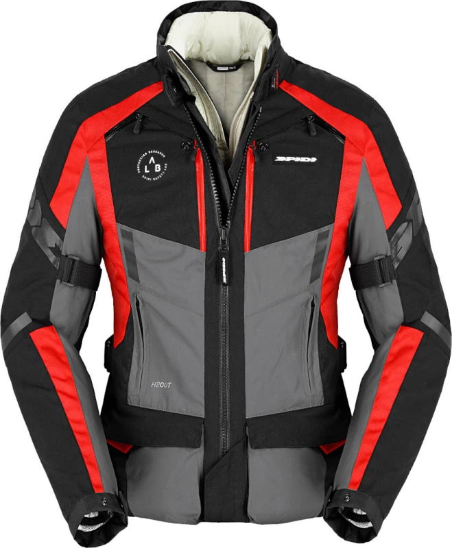 Image of Spidi 4Season Evo Jacket Lady Red Size 2XL