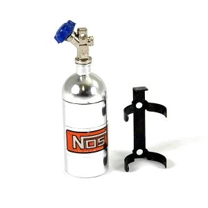Image of Fastrax Aluminum Nos Nitrous Bottle & Mount - Silver
