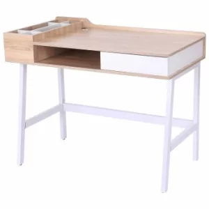 Cohen Laptop Desk with Storage, Oak