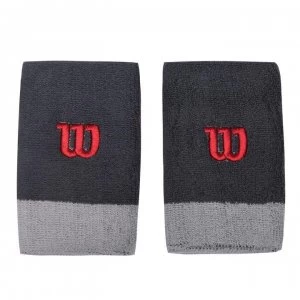 Image of Wilson Wide Wristband Womens - Grey