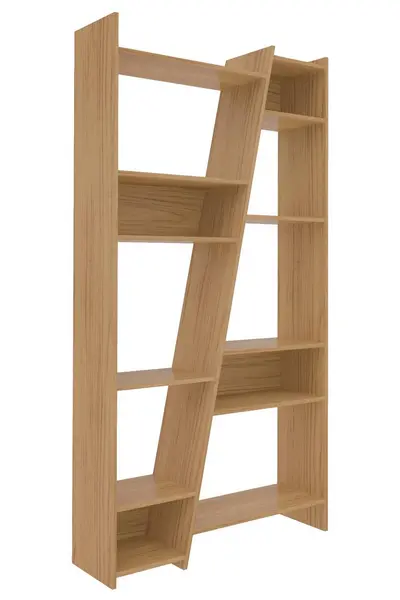 image of Seconique Naples Tall Bookcase Light Oak