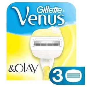 image of Gillette Venus and Olay Womens 3 Razor Blade Refills