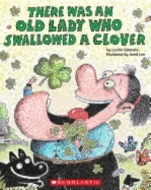 Image of there was an old lady who swallowed a clover