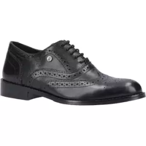 Image of Hush Puppies Womens Natalie Leather Brogue Lace Up Shoes UK Size 4 (EU 37)