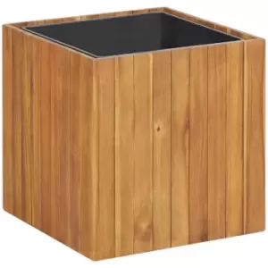 image of Garden Raised Bed Pot 43.5x43.5x44cm Solid Acacia Wood Vidaxl Brown