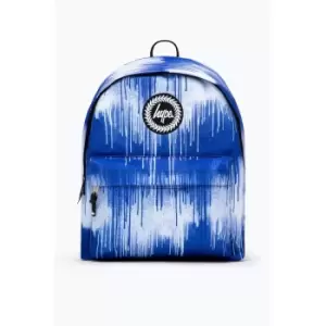 Hype Single Drip Backpack (One Size) (Royal Blue/White)