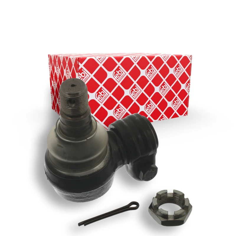 Image of FEBI BILSTEIN 39456 Track rod end Rear Axle, with crown nut and split pin Tie Rod End (914)