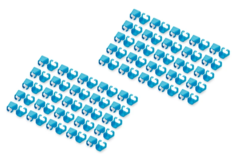 Image of Digitus Color clips for Patch cable - Blue
