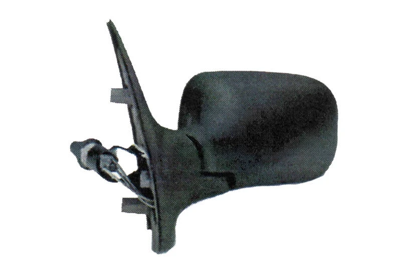 Image of PRASCO FT1327314 Wing mirror Left, black, Electric, Plan Outside Mirror (50)