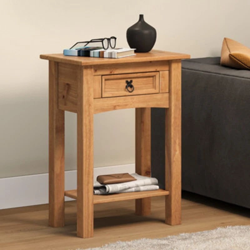 Image of MERCERS FURNITURE Corona 1 Drawer Console Table 5060335863782