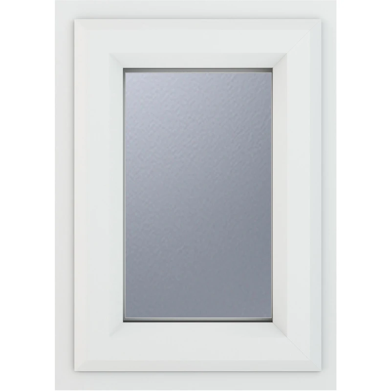 Image of Crystal Triple Glazed Window White Top 440 X 610Mm Obscure 3WHOTG440610
