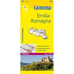 image of Emilia Romagna - Michelin Local Map 357 Laws for the Internet Age 2007 Sheet map