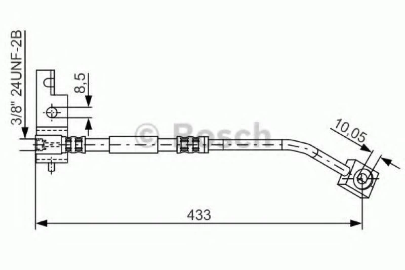 Image of Brake hose Bosch 1 987 476 103