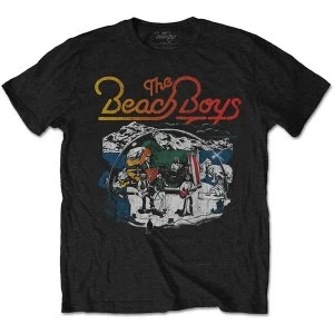 image of The Beach Boys - Live Drawing Mens Large T-Shirt - Black