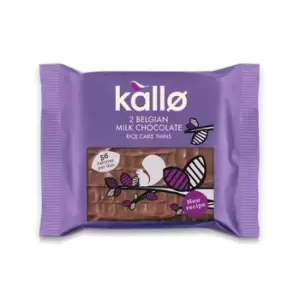 Image of Gluten-free Rice Cake Thins Milk Chocolate Ref 0401171, Pack of 21
