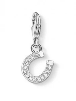 image of Thomas Sabo Zirconia Horseshoe Charm