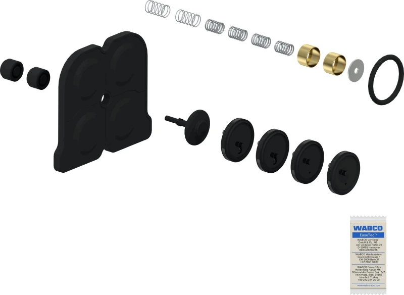 Image of WABCO Bellow, brake caliper guide WABCO 9347149232