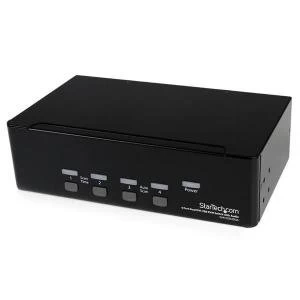 image of Startech 4 Port Dual DVI USB KVM Switch 8STSV431DD2DUA