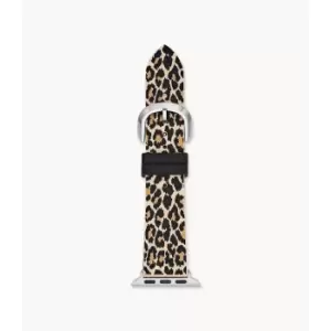 Image of Kate Spade New York Womens Leopard Silicone 38Mm/40Mm/41Mm Band For Apple Watch - Multi