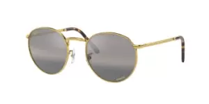Image of Ray-Ban Sunglasses RB3637 New Round Polarized 9196G3