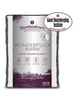 Image of Slumberdown Wonderfully Warm Electric Blanket - White