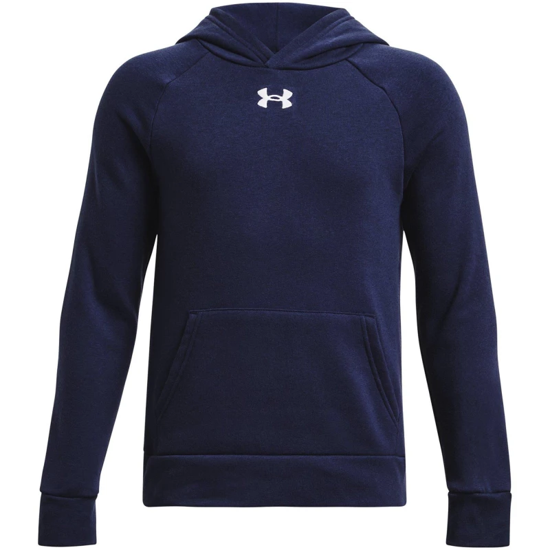 Image of Under Armour Under Armour Armour UA Rival Fleece Hoodie Boy's - Blue 9 - 10 Years Male