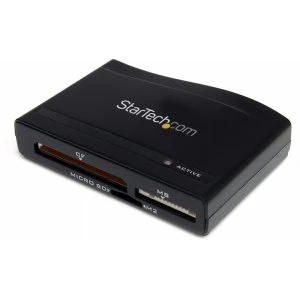 image of Startech USB3 Multi Media Flash Memory Card Reader FCREADHCU3