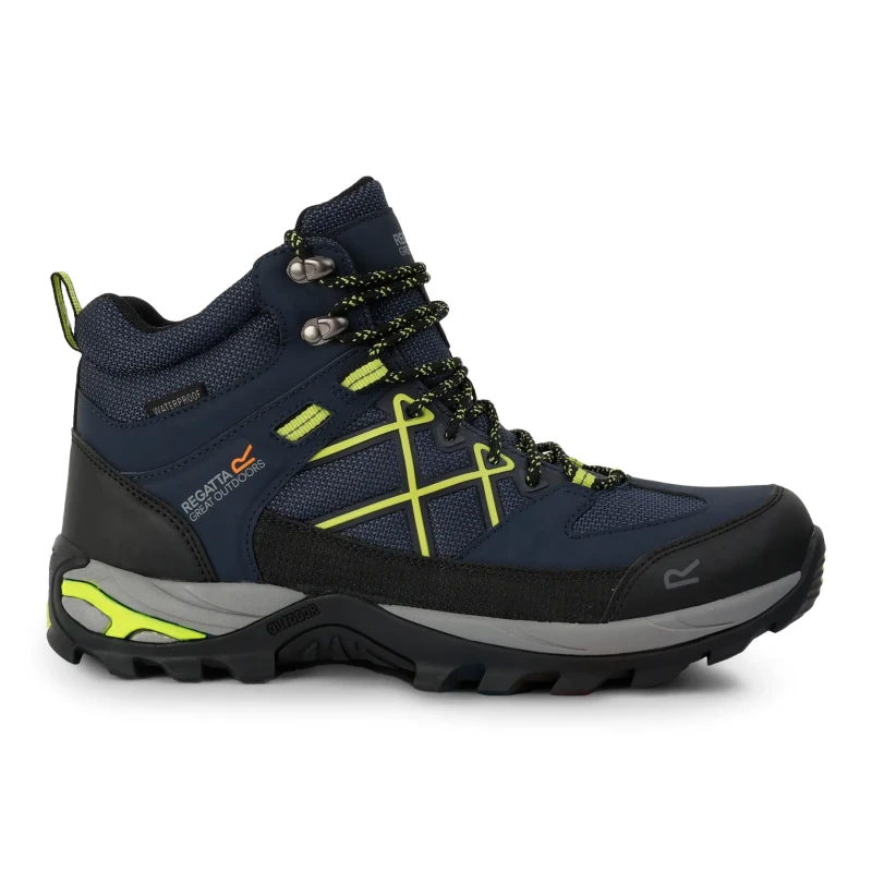 Image of Regatta Regatta Men 'Samaris III' Walking Boots in Mid Navy Size: 8 Mid Navy 8 Male 5063019659749